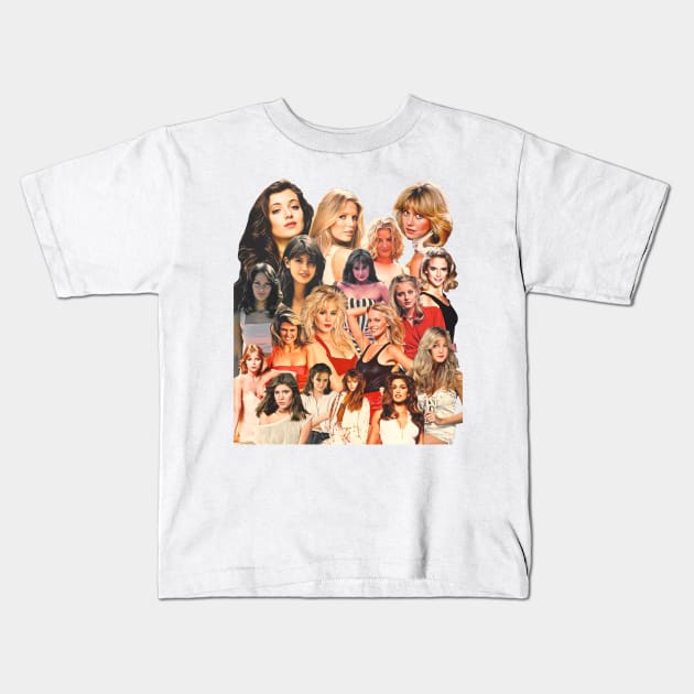 Ladies of the 80s Kids T-Shirt by darklordpug